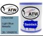 Preview: Chevrolet, Light Blue Metallic, 26 / WA8916: 1L Lackdose, von ATW Autoteile West.